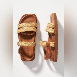Elvio Zanon Raffia Sport Sandals